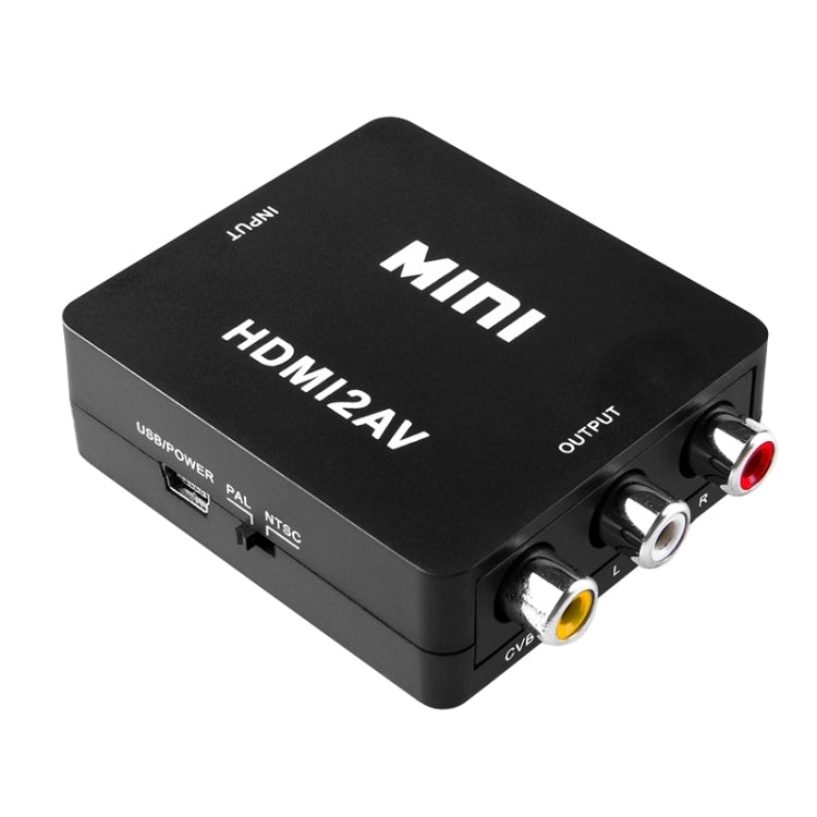 Conversor de Vídeo Mini HD VK-126 HDMI para AV/CVBS, HDMI para AV/CVBS
