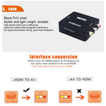 Conversor de Vídeo Mini HD VK-126 HDMI para AV/CVBS, HDMI para AV/CVBS