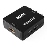 Conversor de Vídeo Mini HD VK-126 HDMI para AV/CVBS, HDMI para AV/CVBS