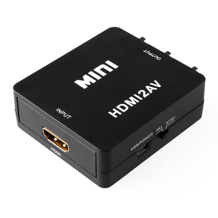 Conversor de Vídeo Mini HD VK-126 HDMI para AV/CVBS, HDMI para AV/CVBS