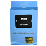 Conversor de Vídeo Mini HD VK-126 HDMI para AV/CVBS, HDMI para AV/CVBS