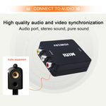 Conversor de Vídeo Mini HD VK-126 HDMI para AV/CVBS, HDMI para AV/CVBS