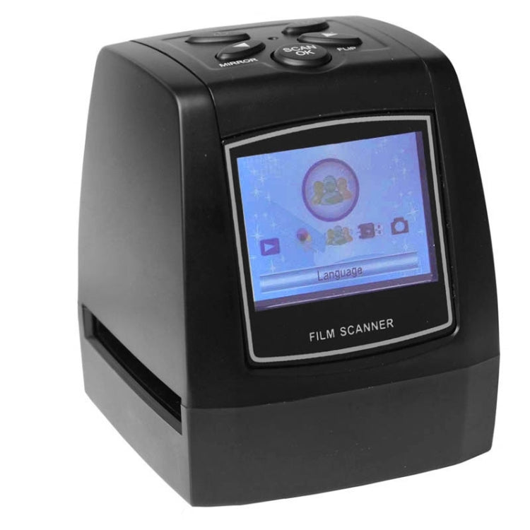 Scanner de Filme EC718 USB 2.0 35mm 5MP Ecrã TFT LCD 2,36 polegadas, Suporta Cartão SD, EC718