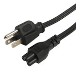 Cabo de Alimentação AC para Notebook Estilo Americano de 3 Pinos de Alta Qualidade, Comprimento: 1,2m, Plugue Americano de 3 Pinos, Comprimento: 1,2m
