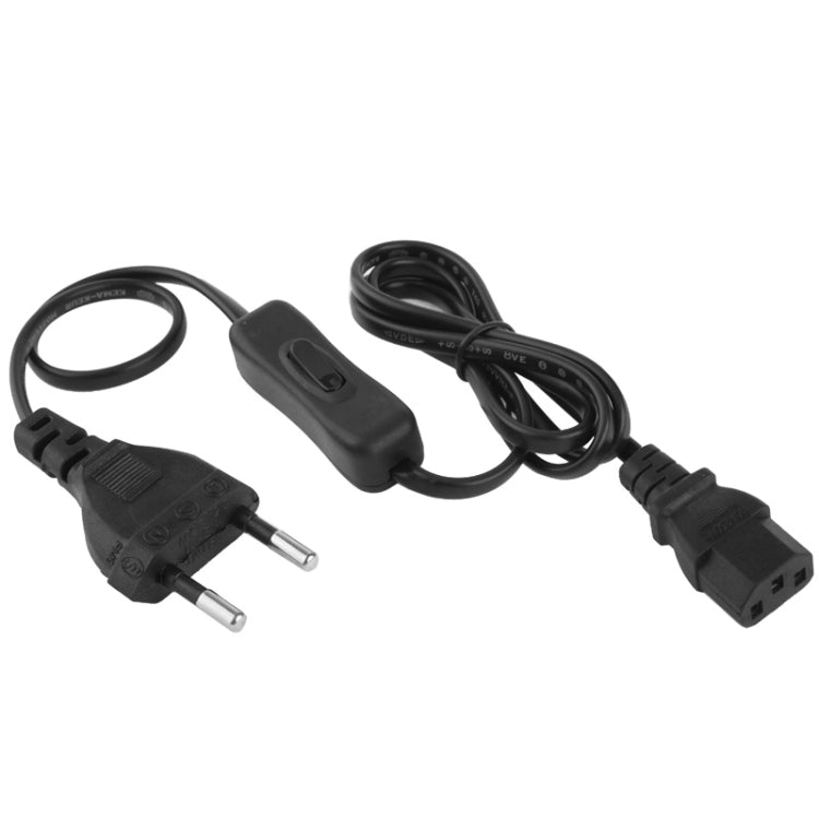 Cabo de Alimentação AC Estilo Americano de 3 Pinos com Interruptor 304, Comprimento: 1,2m, Plugue EU com Interruptor 304, 1,2m, Plugue Americano com Interruptor 304, 1,2m