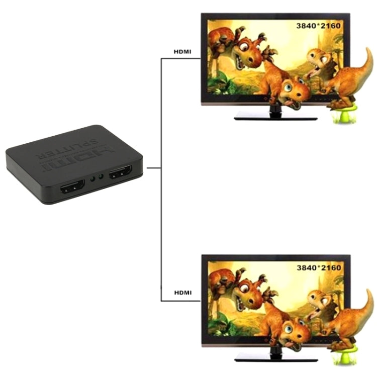 Splitter HDMI 1x2 Mini Full HD 4K 3D V1.4b para HDTV / STB / DVD / Projetor / DVR, HDMI V1.4b
