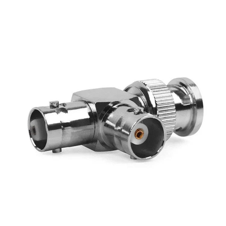 Adaptador Coaxial Conector BNC Macho + 2 x BNC Fêmea, Adaptador Coaxial