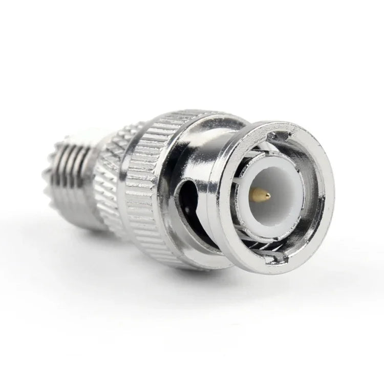 Adaptador RF Coaxial Conector BNC Macho + Mini UHF Fêmea, Macho + Mini UHF