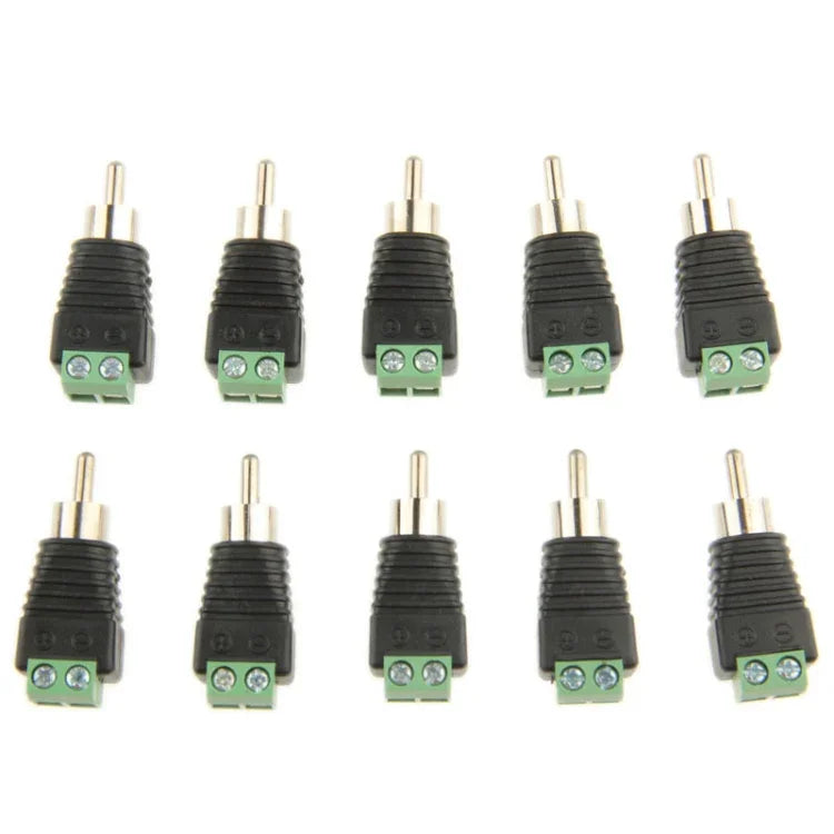 10 PCS Adaptador Conector Plug Jack de Alimentação RC Verde, Alimentação RC Verde