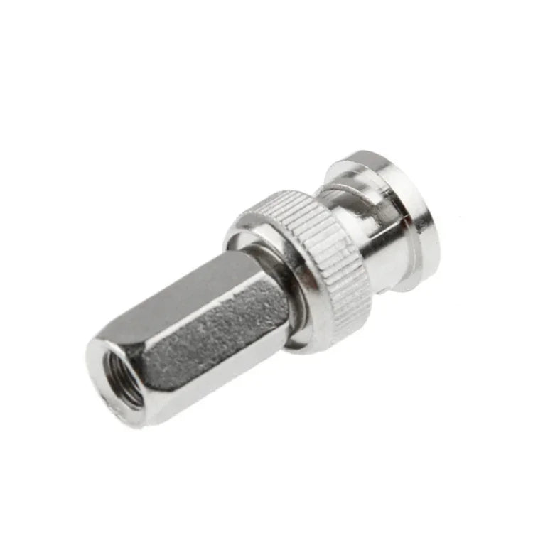 10 PCS Conector Compressão Hexagonal BNC Macho, Hexagonal