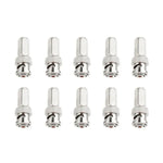 10 PCS Conector Compressão Hexagonal BNC Macho, Hexagonal