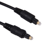Cabo de Fibra Óptica de Áudio Digital Toslink, Comprimento do Cabo: 3m, Diâmetro Externo: 4,0mm (Dourado), 3m