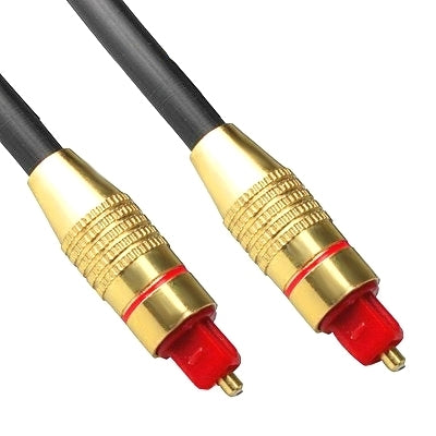 Cabo de Fibra Óptica de Áudio Digital Toslink, Diâmetro Externo: 5,0mm, 1,5m