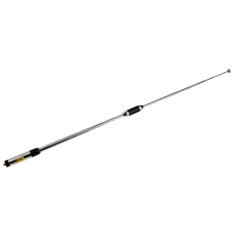 Antena Telescópica de Mão de Dupla Banda 144/430MHz RH770 SMA-F de Alta Ganho para Rádio Walkie Talkie, Comprimento da Antena: 93cm