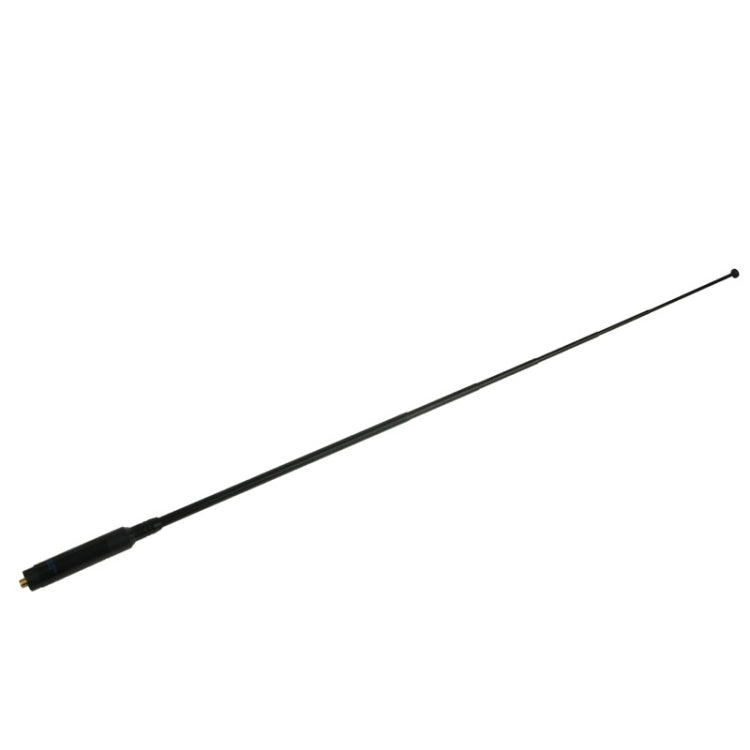 Antena de Rádio Portátil Telescópica SMA-F de Alto Ganho RH660S Banda Dupla 144/430MHz para Walkie Talkie, Comprimento da Antena: 108,5cm