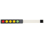 10 PEÇAS Teclado de Membrana Matriz 1 x 5 Teclas