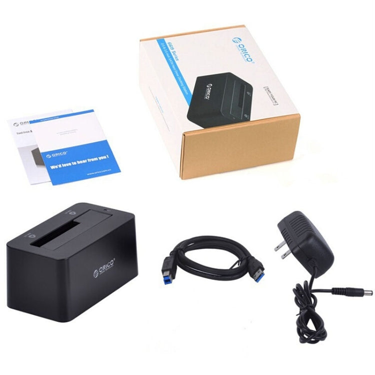 ORICO 6619US3 Estação de Acoplamento para Disco Rígido USB 3.0 Super Speed 5Gbps para Disco Rígido 2,5 polegadas / 3,5 polegadas, 6619US3