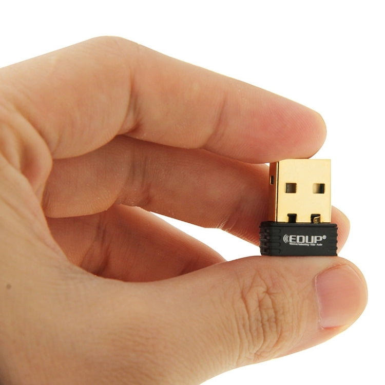 Adaptador de Rede USB WiFi EDUP EP-8553 Chipset MTK7601 150Mbps 802.11n/g/b LAN, EP-8553 150Mbps