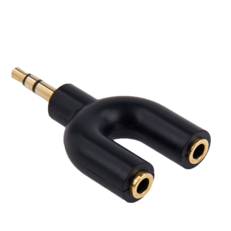 Adaptador divisor estéreo macho 3,5mm para duplo estéreo fêmea 3,5mm