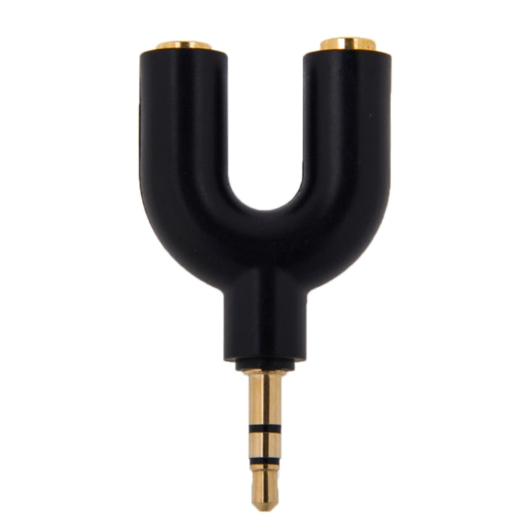 Adaptador divisor estéreo macho 3,5mm para duplo estéreo fêmea 3,5mm