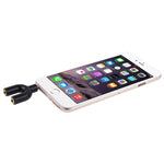 Adaptador divisor estéreo macho 3,5mm para duplo estéreo fêmea 3,5mm
