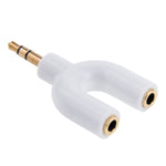 Adaptador divisor estéreo macho 3,5mm para duplo estéreo fêmea 3,5mm