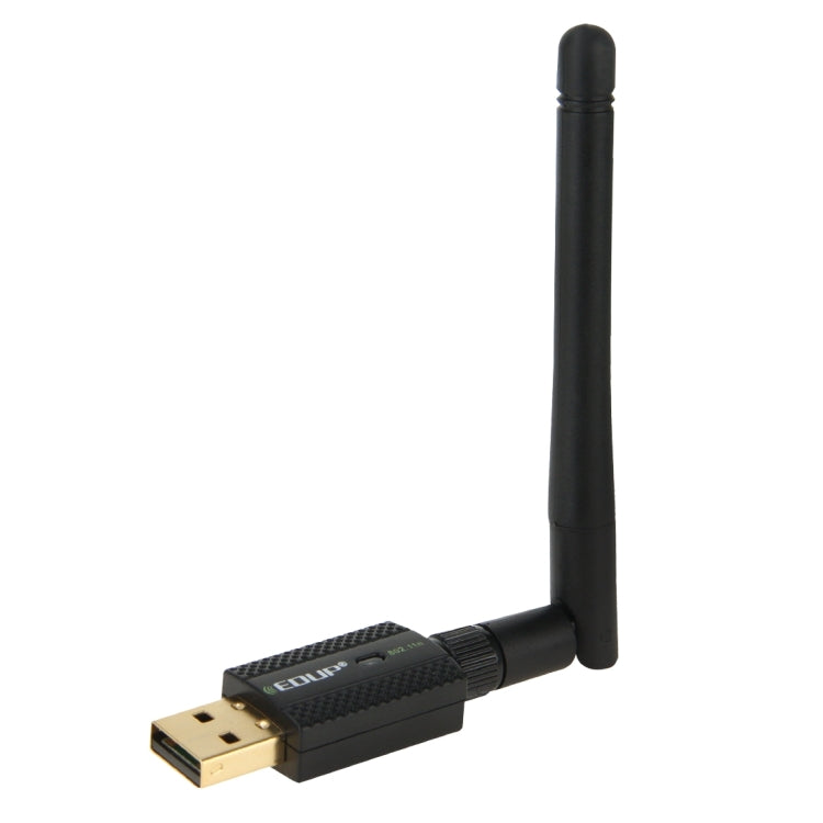 Adaptador Wi-Fi USB mini EDUP EP-N1581 802.11n/g/b 300Mbps 2.4GHz com antena externa, EP-N1581