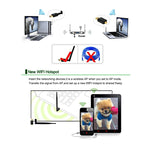 Adaptador Wi-Fi USB mini EDUP EP-N1581 802.11n/g/b 300Mbps 2.4GHz com antena externa, EP-N1581