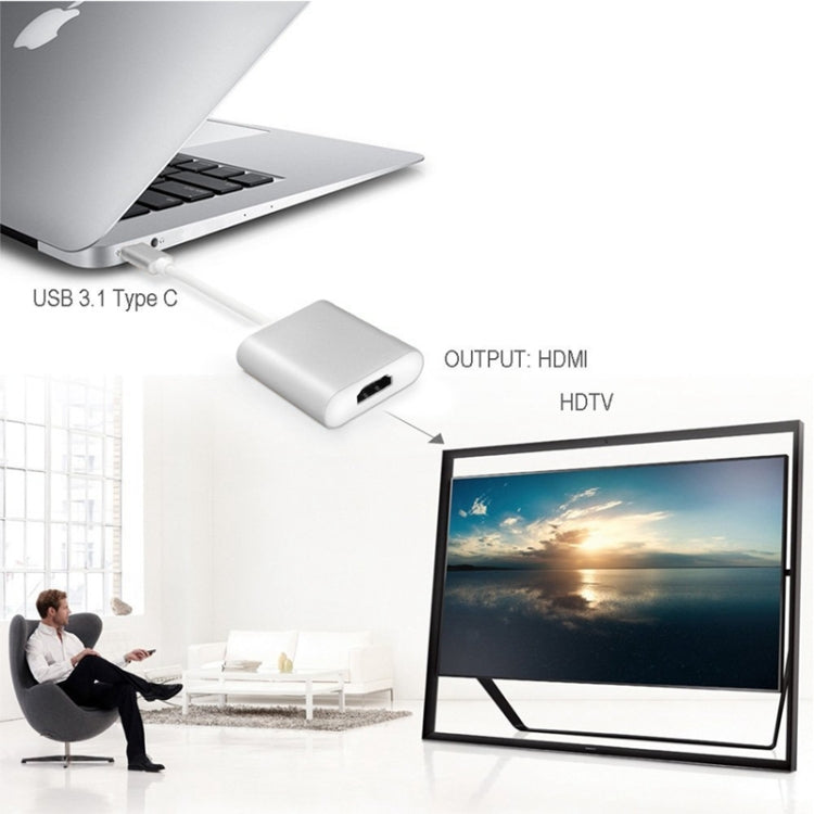 Para Galaxy S8 & S8 + / LG G6 / Huawei P10 & P10 Plus / Xiaomi Mi6 & Max 2 e outros smartphones, HDMI fêmea (dourado)