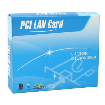 Adaptador de rede PCI Ethernet LAN 10/100M, placa de rede RJ45, chipset: 8139C, RJ45