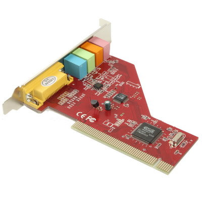 Placa de som PCI Crystal 4 canais, Crystal 4 canais