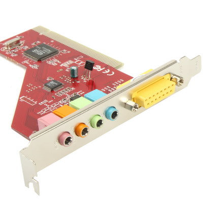 Placa de som PCI Crystal 4 canais, Crystal 4 canais