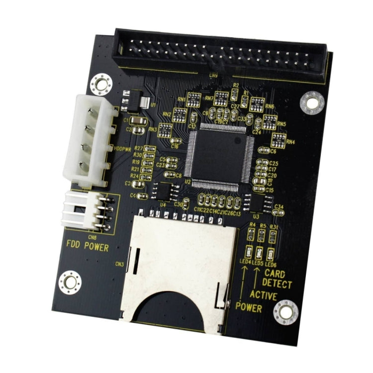 Placa adaptadora SD/SDHC/MMC para IDE macho de 40 pinos 3,5 polegadas, SD para IDE macho de 40 pinos
