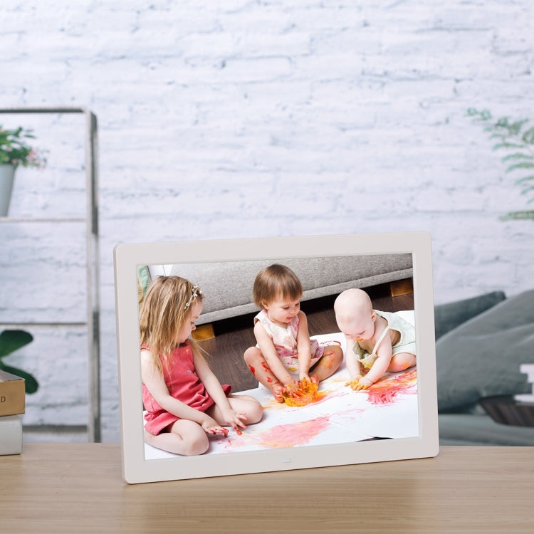 Moldura Digital de Fotos Multimédia de 17 polegadas com Leitor de Música e Filmes e Controlo Remoto, Programa Mstar V59, Suporta USB / Cartão SD / Porta HD, Coluna Estéreo Incorporada