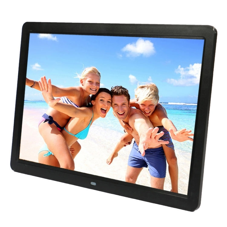 Moldura Digital para Fotos Suspensa com Suporte e Comando à Distância, Ecrã LED Widescreen de 15 polegadas 1280 x 800 16:9, Suporta Cartão SD / MicroSD / MMC / MS / XD / Pen USB, 15 polegadas
