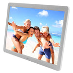 Moldura Digital para Fotos Suspensa com Suporte e Comando à Distância, Ecrã LED Widescreen de 15 polegadas 1280 x 800 16:9, Suporta Cartão SD / MicroSD / MMC / MS / XD / Pen USB, 15 polegadas