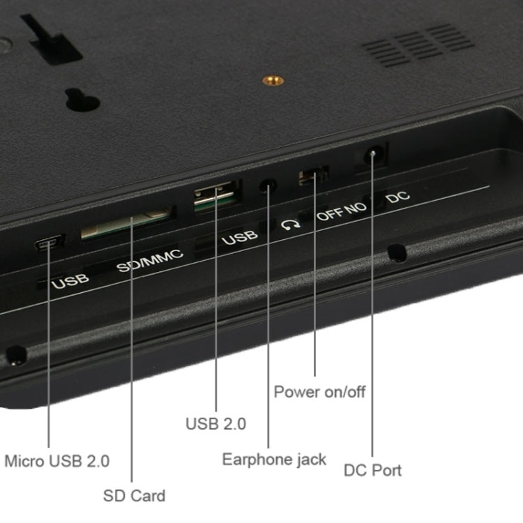 Moldura Digital para Fotos Suspensa com Suporte e Comando à Distância, Ecrã LED Widescreen de 15 polegadas 1280 x 800 16:9, Suporta Cartão SD / MicroSD / MMC / MS / XD / Pen USB, 15 polegadas