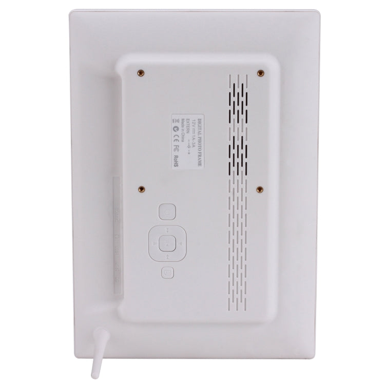 Moldura Digital para Fotos de 12,1 polegadas com Suporte e Comando à Distância, Programa Allwinner F16, Suporta Cartão SD / MMC / Pen USB, 12,1 polegadas