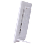 Moldura Digital para Fotos de 12,1 polegadas com Suporte e Comando à Distância, Programa Allwinner F16, Suporta Cartão SD / MMC / Pen USB, 12,1 polegadas