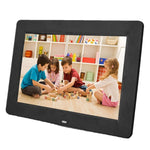 Moldura Digital de Fotos LED Widescreen de 13 polegadas 1024 x 768 / 16:9 Suspensível com Suporte & Controlo Remoto, Suporta SD / MicroSD / MMC / MS / XD / Disco Flash USB, 13 polegadas