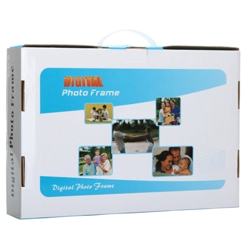 Moldura Digital de Fotos LED Widescreen de 13 polegadas 1024 x 768 / 16:9 Suspensível com Suporte & Controlo Remoto, Suporta SD / MicroSD / MMC / MS / XD / Disco Flash USB, 13 polegadas