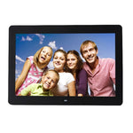 Moldura Digital de Fotos Multimédia LED de 14 polegadas com Suporte & Leitor de Música & Filmes, Suporta Entrada de Cartão USB / SD / MS / MMC, S-PF-0229B, S-PF-0229W