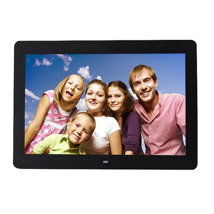 Moldura Digital de Fotos Multimédia LED de 14 polegadas com Suporte & Leitor de Música & Filmes, Suporta Entrada de Cartão USB / SD / MS / MMC, S-PF-0229B, S-PF-0229W