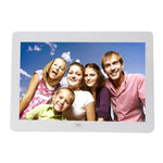 Moldura Digital de Fotos Multimédia LED de 14 polegadas com Suporte & Leitor de Música & Filmes, Suporta Entrada de Cartão USB / SD / MS / MMC, S-PF-0229B, S-PF-0229W