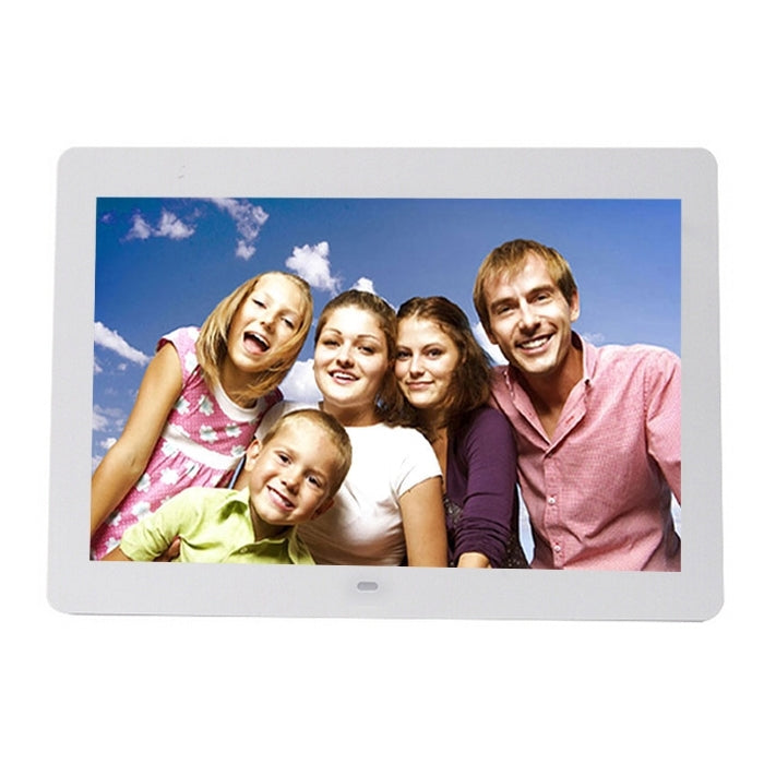Moldura Digital de Fotos Multimédia LED de 14 polegadas com Suporte & Leitor de Música & Filmes, Suporta Entrada de Cartão USB / SD / MS / MMC, S-PF-0229B, S-PF-0229W
