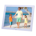 Moldura Digital de Fotos HD LED de 15 polegadas com Suporte & Controlo Remoto, Allwinner, Despertador / MP3 / MP4 / Leitor de Filmes, 15 polegadas Allwinner