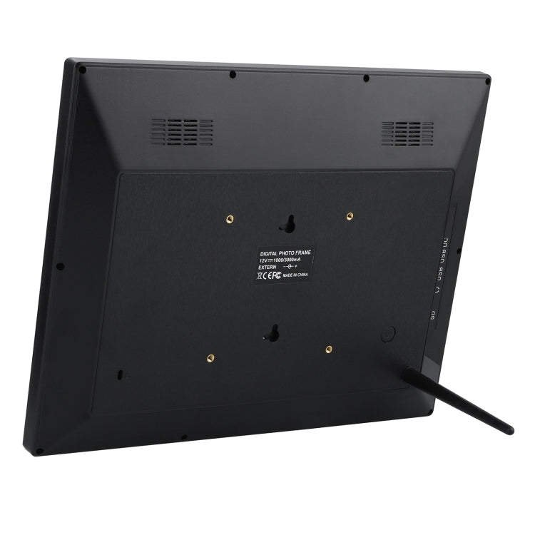 Moldura Digital de Fotos HD LED de 15 polegadas com Suporte & Controlo Remoto, Allwinner, Despertador / MP3 / MP4 / Leitor de Filmes, 15 polegadas Allwinner