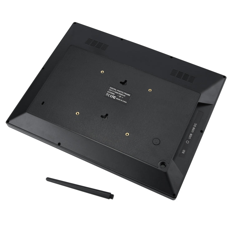Moldura Digital de Fotos HD LED de 15 polegadas com Suporte & Controlo Remoto, Allwinner, Despertador / MP3 / MP4 / Leitor de Filmes, 15 polegadas Allwinner