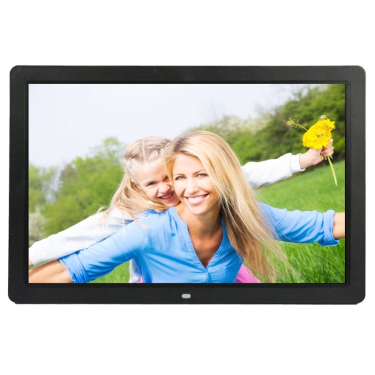 Moldura Digital de Fotos Multimédia LED HD 1080P de 17 polegadas com Suporte & Leitor de Música & Filmes, Suporta Entrada de Cartão USB / SD / MS / MMC, 17 polegadas