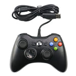 Comando USB 2.0 com Fios Gamepad para XBOX360, Plug and Play, Comprimento do Cabo: 2.5m, Para XBOX360, Para XBOX360 (Preto)